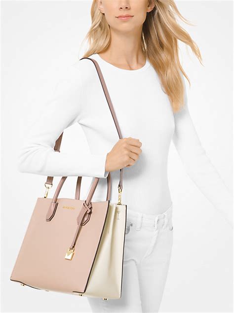 michael kors mercer large pale blue|MICHAEL Michael Kors Mercer Large Tote .